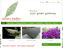Tablet Screenshot of nurserytraders.com.au